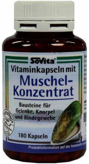 Grünlipp Muschel Konzentrat 180 Kapseln