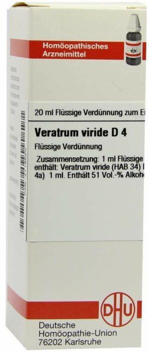 Veratrum Viride D 4 Dilution