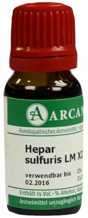 Hepar Sulfuris Lm 12 Dilution 10 ml