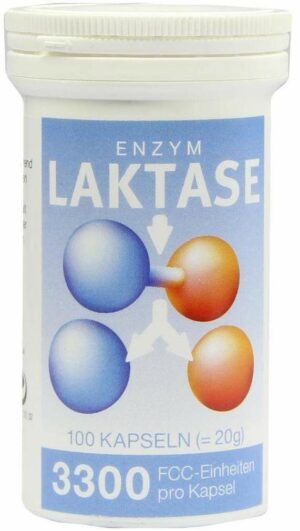 Laktase 3300 Fcc Enzym Kapseln 100 Stück