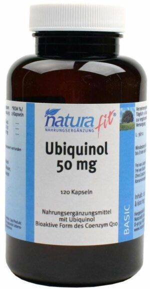 Naturafit Ubiquinol 50 mg 120 Kapseln