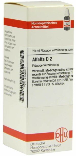 Alfalfa D 2 Dilution