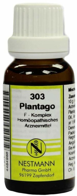 Plantago F Komplex Nr. 303 20 ml Dilution