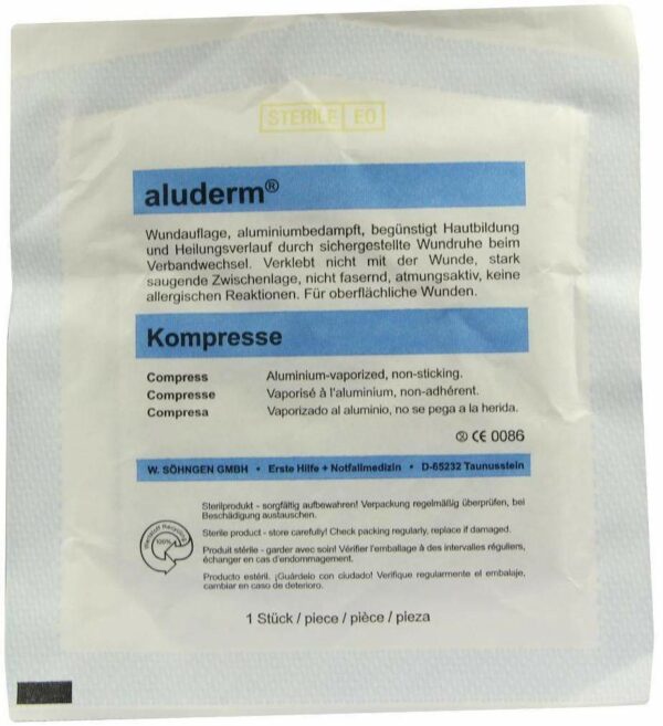 Aluderm Kompressen 20x20cm