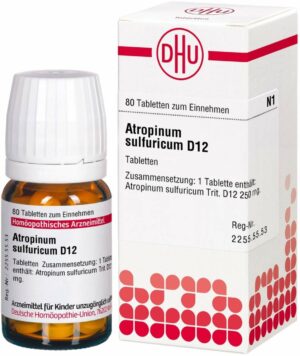 Atropinum Sulfuricum D 12 Tabletten