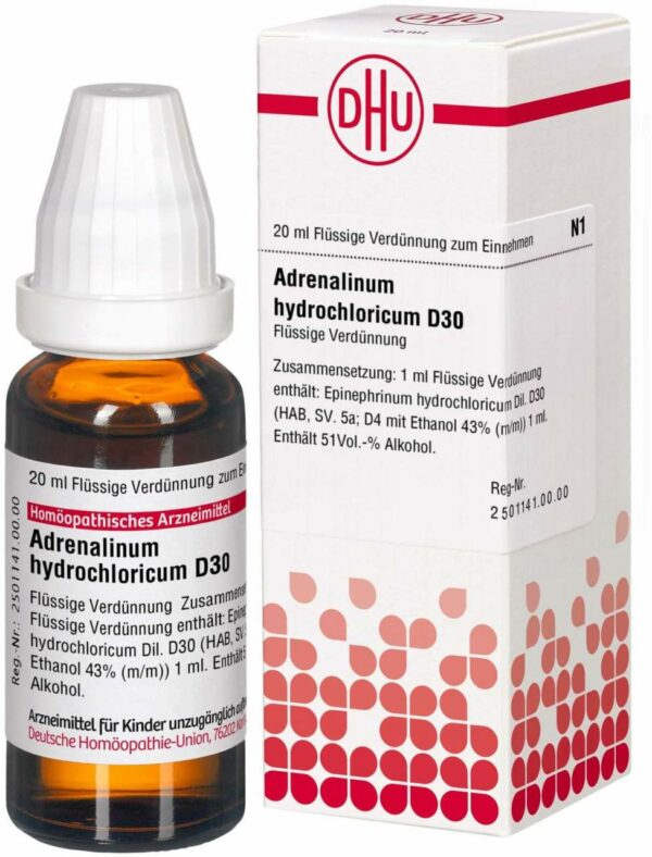 Adrenalinum Hydrochloricum D 30 Dilution