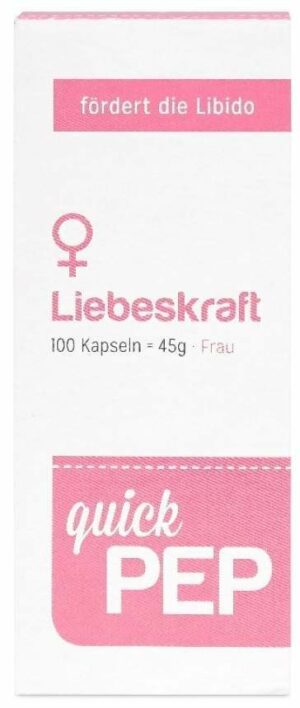 Quickpep Liebeskraft Frau 100 Kapseln