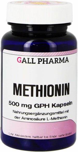 Methionin 500 mg Gph 180 Kapseln