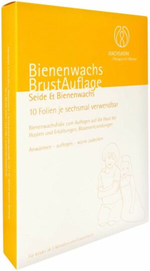 Bienenwachs Brustauflage Nachfüllpack Wachsw. 10 Folien