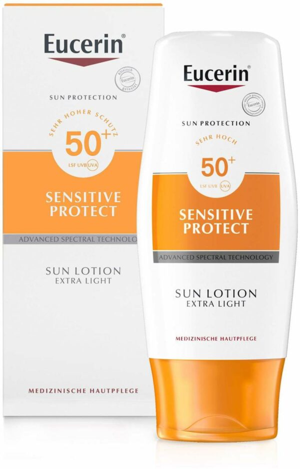 Eucerin Sensitive Protect Sun Extra Light LSF 50+ 150 ml Lotion