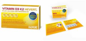 Vitamin D3 K2 Hevert Plus 60 Kapseln + gratis 4 Kapseln