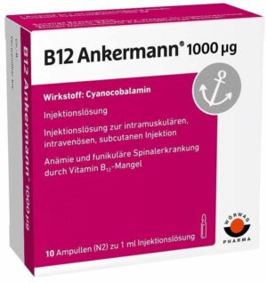 B12 Ankermann 1000 µg 10 x 1 ml Ampullen