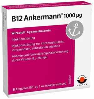 B12 Ankermann 1000 µg 5 X 1 ml Ampullen