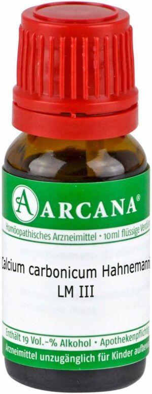 Calcium Carbonicum Hahnemanni Lm 3 Dilution 10 ml