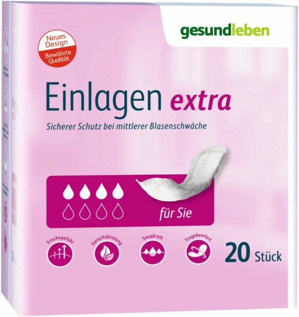 Gesund Leben Einlagen Extra 20 Stück