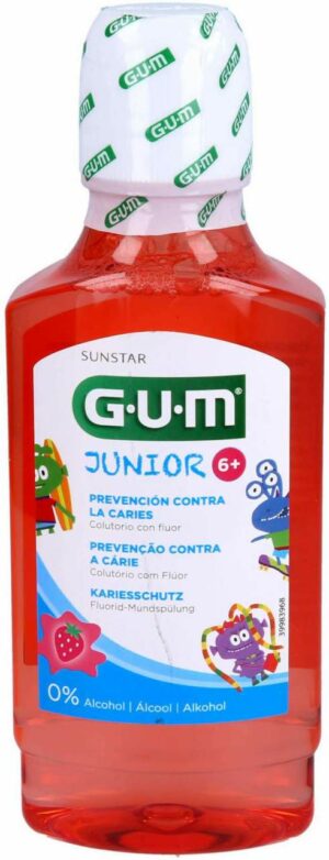 Gum Junior Mundspülung Erdbeere Ab 6 Jahren 300 ml