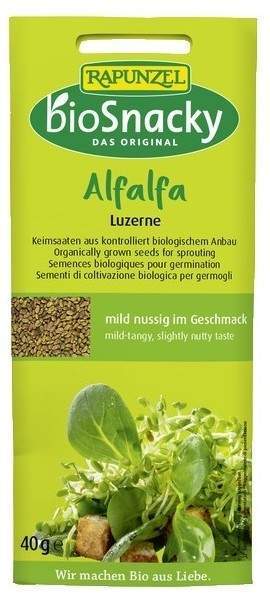 Biosnacky Sprossensamen Alfalfa 40 G