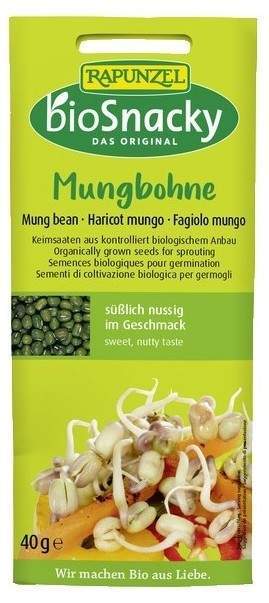 Biosnacky Sprossensamen Mungbohnen 40 G