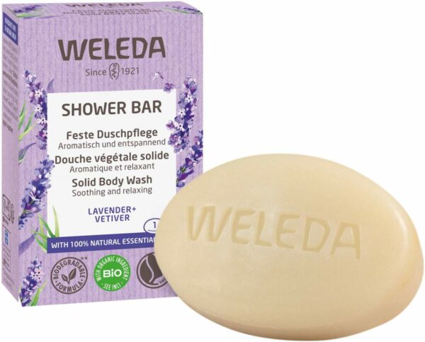 Weleda Feste Duschpflege Lavender + Vetiver 75 G