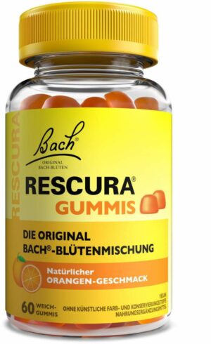 Bachblüten Original Rescura Gummis Orange 60 Stück