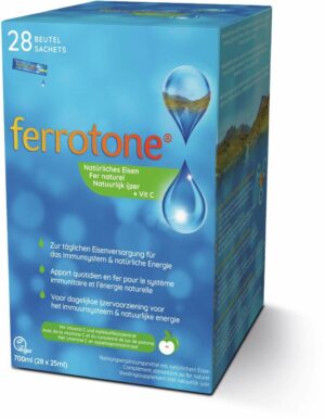 Ferrotone Natürliches Eisen plus Vitamin C Apfel 28 Stück