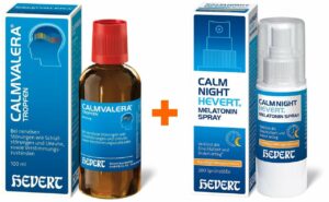 Calmvalera Tropfen 100 ml + Calmnight Melatonin Spray 30 ml