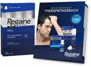 Regaine Männer Schaum 5% 3 x 60 ml + gratis Therapie Tagebuch 1 Stück