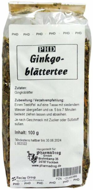 Ginkgo Blättertee