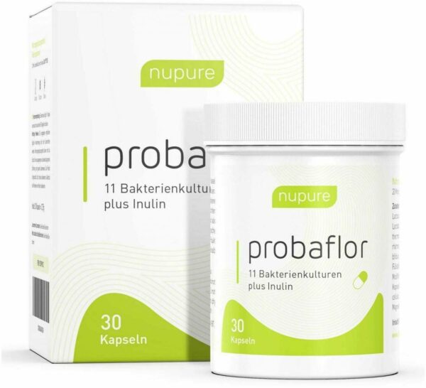 NUPURE probaflor Probiotika zur Darmsanierung 30 Kapseln