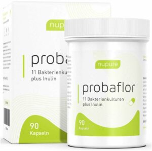 NUPURE probaflor Probiotika zur Darmsanierung 90 Kapseln