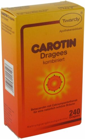 Carotin 240 Dragees kombiniert