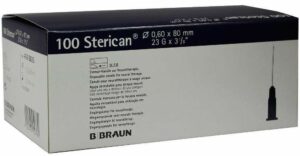 Sterican Kanülen 23 G X 3 1°8  0