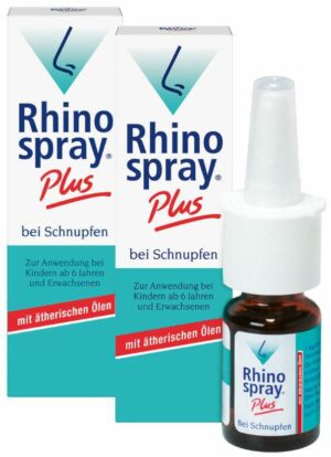 Rhinospray Plus bei Schnupfen mit Feindosierer 2 x 10 ml