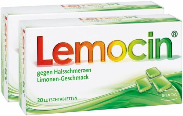 Lemocin gegen Halsschmerzen 2 x 20 Lutschtabletten