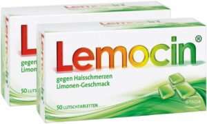 Lemocin gegen Halsschmerzen 2 x 50 Lutschtabletten