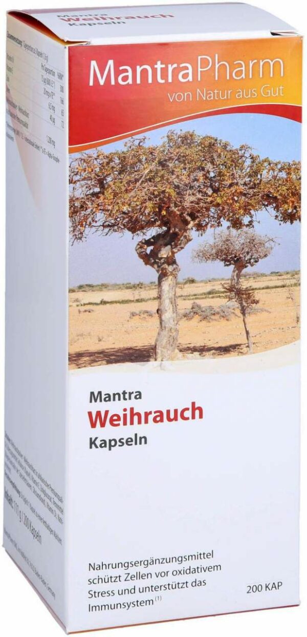 Mantra Weihrauch Kapseln Vitamin E Zink Len