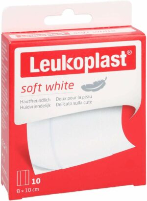 Leukoplast Soft White Pflaster 8 X 10 cm 10 Stk