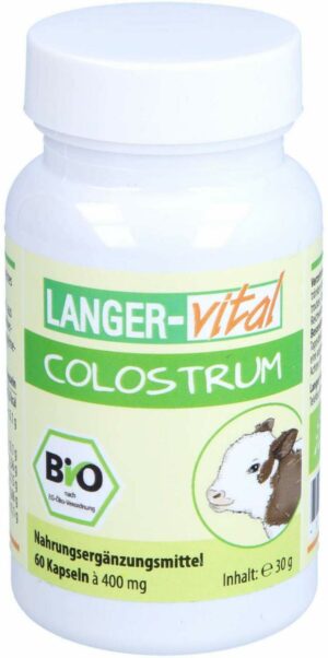 Colostrum Bio 800 mg Pro Tag 60 Kapseln