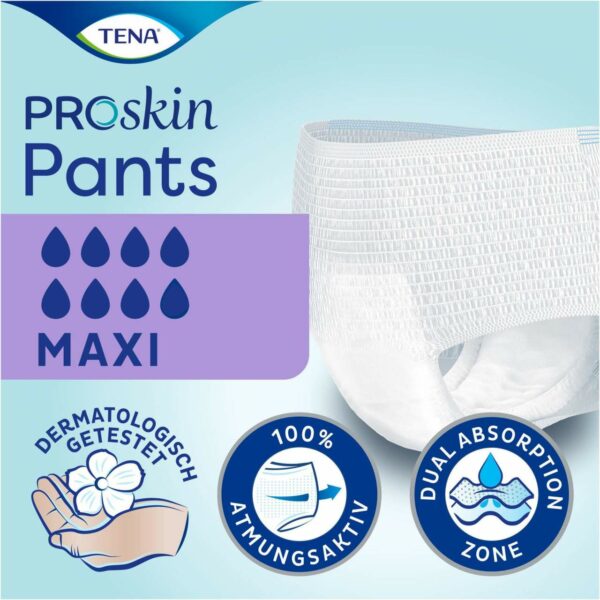 Tena Pants Maxi S Proskin Einweghose 10 Stück