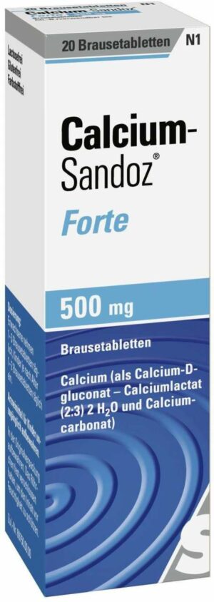 Calcium Sandoz forte 20 Brausetabletten