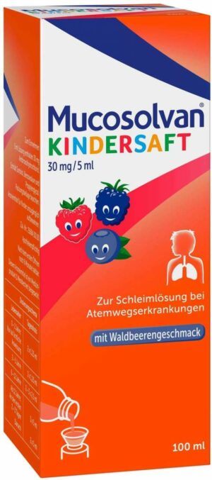 Mucosolvan 100 ml Kindersaft 30 mg je 5 ml