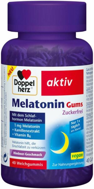 Doppelherz Melatonin Gums zuckerfrei 40 Weichgummis