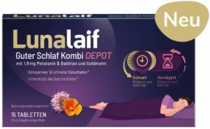 Lunalaif Guter Schlaf Kombi Depot 15 Tabletten