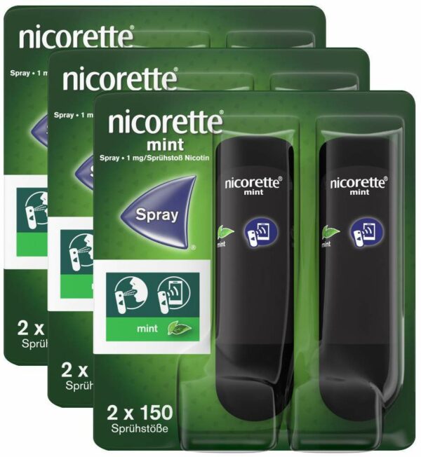 Nicorette Mint Spray 1 mg 3 x 2 Stück