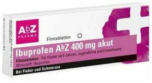 Ibuprofen AbZ 400 mg akut 50 Filmtabletten
