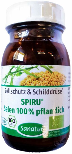 Selen 100 % Pflanzlich Spiru Bio Kapseln 90 Stk