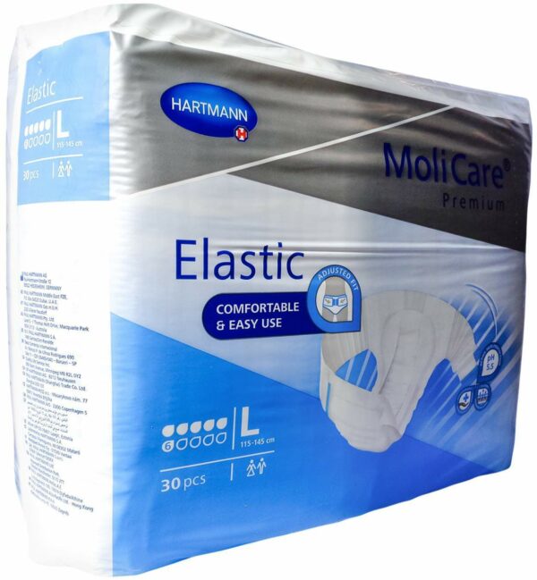 Molicare Premium Elastic Slip 6 Tropfen Gr.L  30 Stück