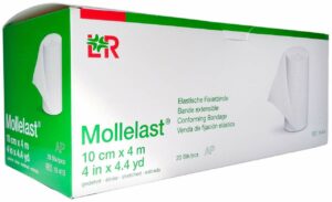 Mollelast Binden 10 cm X 4 M Weiß 20 Stk