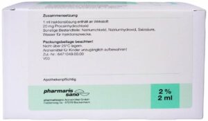 Procain Pharmarissano 2% 50 X 2 ml Ampullen