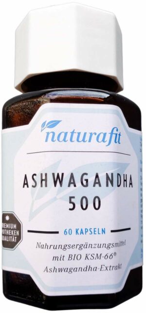 Naturafit Ashwagandha 500 mg Kapseln 60 Stk